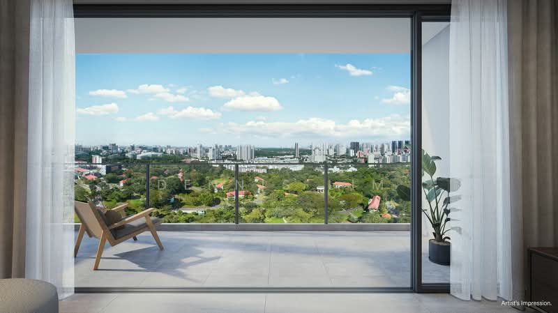 Bloomsbury Residences, 61 Media Circle, 4 Bedrooms, 1,421 sqft, Apartment For Sale, by Dennis Lim, 500212925 - Balcony - PropertyGuru.com.sg