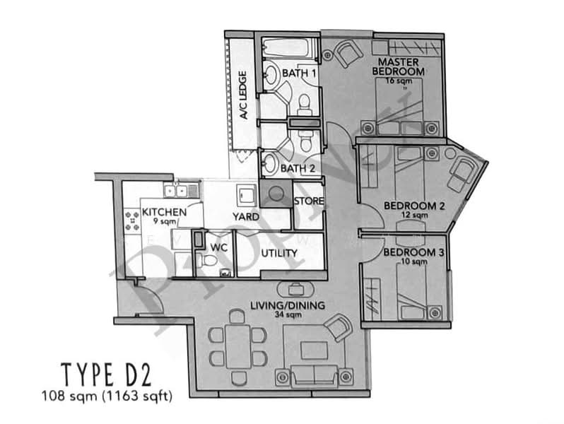 Trellis Towers, 700 Toa Payoh Lorong 1, 3 Bedrooms, 1,163 sqft, Condominium For Rent, by Kevin Aw 胡锦胜, 500213010 - PropertyGuru.com.sg