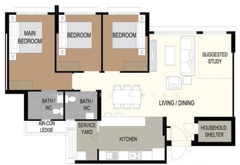 874C Tampines Street 85, 874C Tampines Street 85, 3 Bedrooms, 1,216 sqft, HDB Flat For Sale, by Lewis Chua, 500213055 - PropertyGuru.com.sg