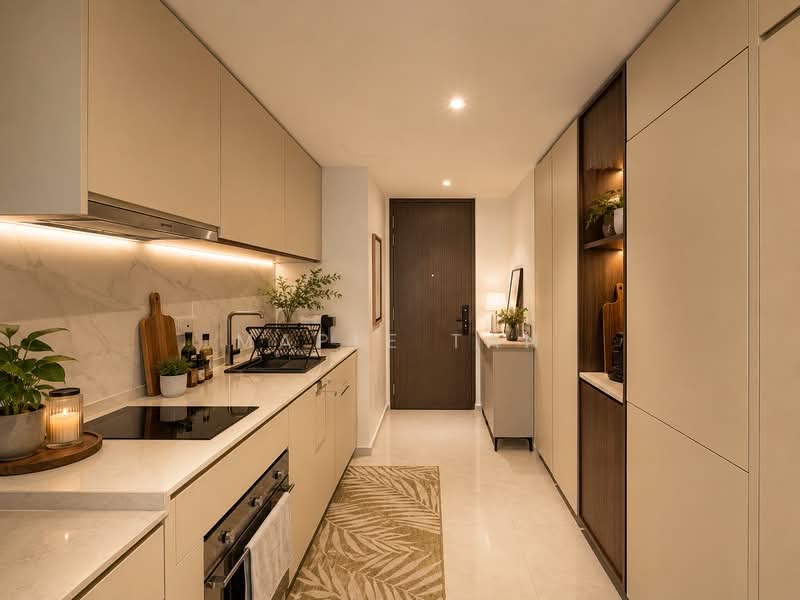 Kopar At Newton, 4 Makeway Avenue, 2 Bedrooms, 689 sqft, Condominium For Sale, by Maple Tan, 500213058 - Kitchen - PropertyGuru.com.sg
