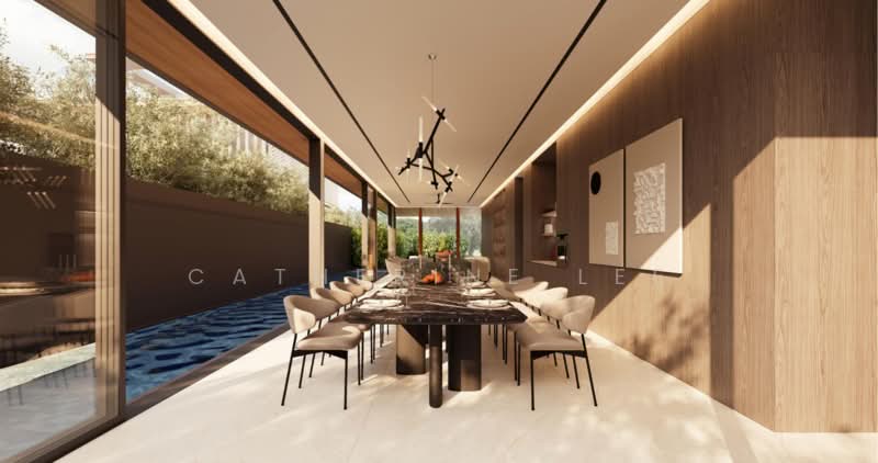 ★Eminence Landed★ Showstopping Designer Detached @ Trevose Crescent/Berrima Road/Camborne/Dalkeith, Trevose Crescent/Berrima Road/Camborne Road/Dalkeith/Narooma/Kheam Hock/Stevens MRT, 5 Bedrooms, 9,461 sqft, Detached House For Sale, by Catherine Lee, 500213122 - Dining Room - PropertyGuru.com.sg