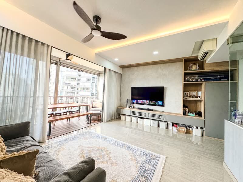 Waterwoods, Punggol Field Walk, 3 Bedrooms, 1,044 sqft, Executive Condominium For Sale, by Shahir Majid, 500213270 - Living Room - PropertyGuru.com.sg