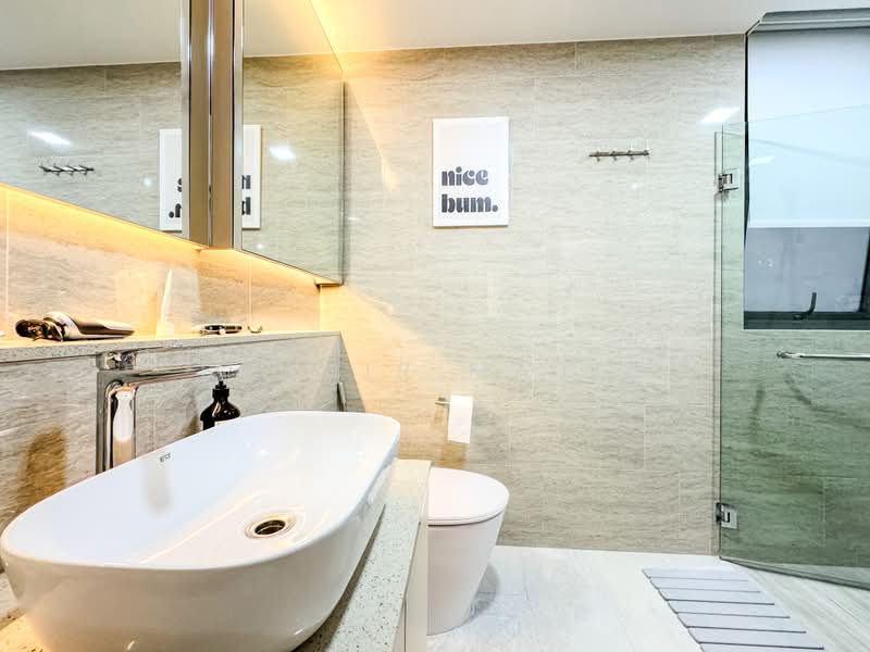 Waterwoods, Punggol Field Walk, 3 Bedrooms, 1,044 sqft, Executive Condominium For Sale, by Shahir Majid, 500213270 - Bathroom - PropertyGuru.com.sg