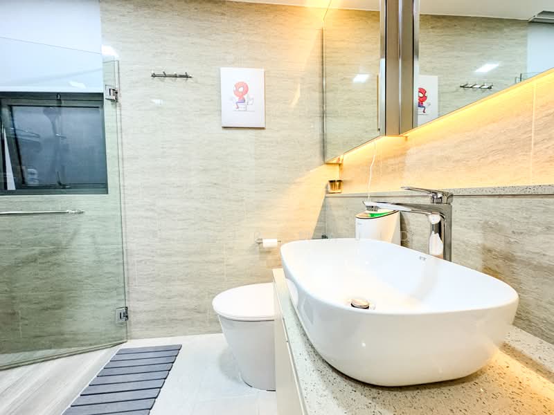 Waterwoods, Punggol Field Walk, 3 Bedrooms, 1,044 sqft, Executive Condominium For Sale, by Shahir Majid, 500213270 - Bathroom - PropertyGuru.com.sg