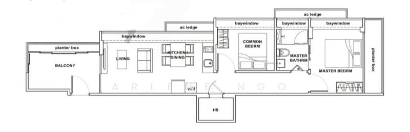 Bliss Loft, 25 Kim Keat Close, 2 Bedrooms, 818 sqft, Condominium For Sale, by Arlene Ngo, 500213282 - PropertyGuru.com.sg