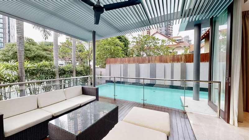 One Tree Hills Beautiful Modern Bungalow with Pool, One Tree Hills, 8 Bedrooms, 6,780 sqft, Bungalow House For Rent, by Jeslyn Lim 林瑞香, 500213292 - Exterior - PropertyGuru.com.sg