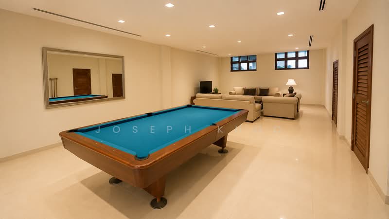 Ewart Park GCB, Ewart Road, 5 Bedrooms, 12,488 sqft, Good Class Bungalow For Sale, by Joseph Khoo, 500213312 - Basement Entertainment Room - PropertyGuru.com.sg