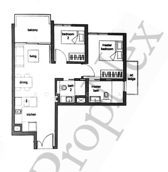 The Panorama, 18 Ang Mo Kio Ave 2, 2 Bedrooms, 700 sqft, Condominium For Sale, by Ron Ng Wai Kok, 500213319 - PropertyGuru.com.sg