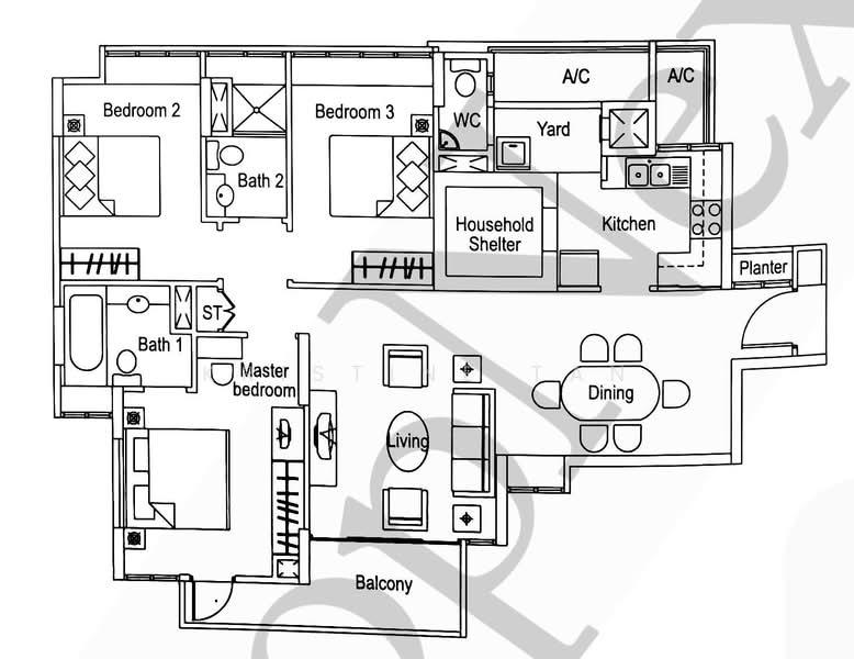 The Warren, 37 Choa Chu Kang Loop, 3 Bedrooms, 1,249 sqft, Apartment For Sale, by Kristine Tan, 500213342 - PropertyGuru.com.sg