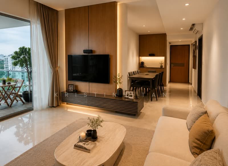 The Warren, 37 Choa Chu Kang Loop, 3 Bedrooms, 1,249 sqft, Apartment For Sale, by Kristine Tan, 500213342 - Living Room - PropertyGuru.com.sg