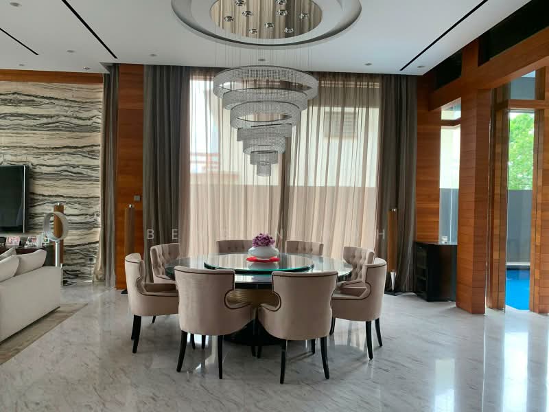 ★ Seletar Hills Estate ★ Luxurious Modern Contemporary Semi-D ★, Seletar Hills Estate, 6 Bedrooms, 7,858 sqft, Semi-Detached House For Sale, by Benson Goh, 500213353 - Dining Room - PropertyGuru.com.sg