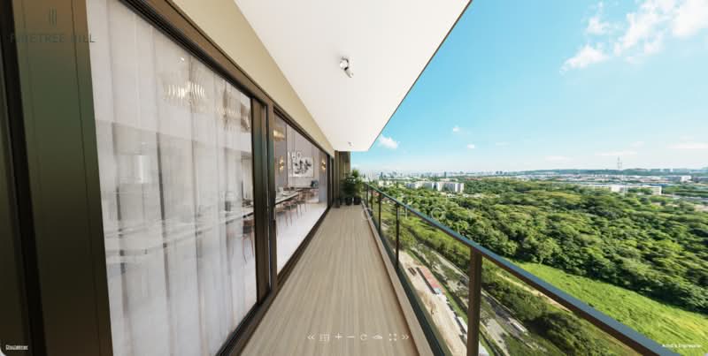 Penthouse, Penthouse with private lift, single storey floorplate, 5 Bedrooms, 2,874 sqft, Condominium For Sale, by Eric Choy, 500213372 - Balcony - PropertyGuru.com.sg