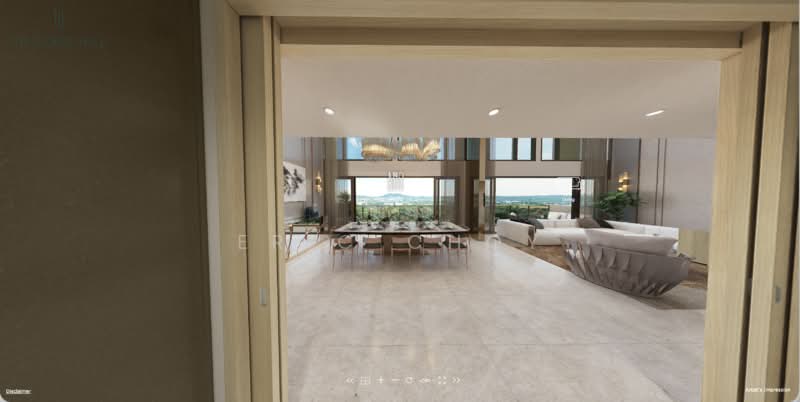 Penthouse, Penthouse with private lift, single storey floorplate, 5 Bedrooms, 2,874 sqft, Condominium For Sale, by Eric Choy, 500213372 - Living Room - PropertyGuru.com.sg