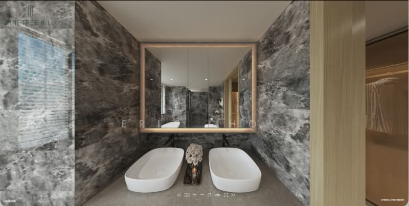 Penthouse, Penthouse with private lift, single storey floorplate, 5 Bedrooms, 2,874 sqft, Condominium For Sale, by Eric Choy, 500213372 - Bathroom - PropertyGuru.com.sg