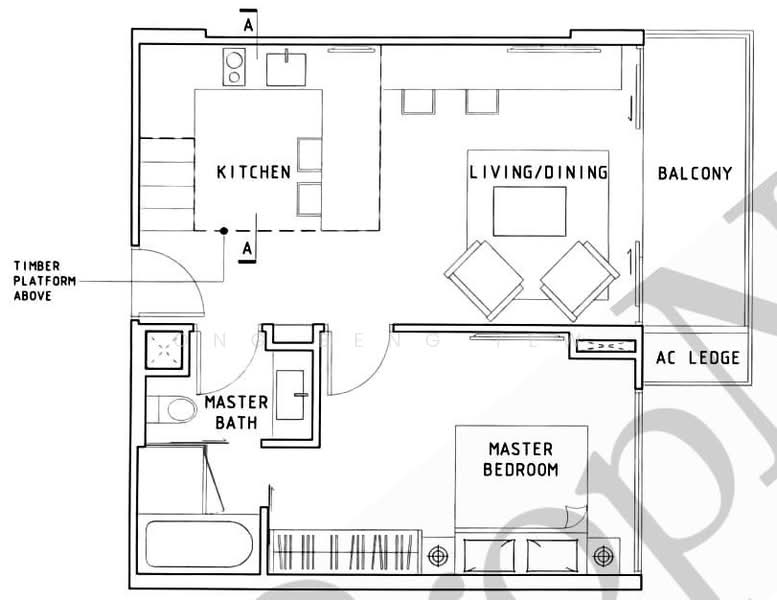 The Tennery, 5A Woodlands Road, 1 Bedroom, 614 sqft, Condominium For Rent, by Ong Beng Yew, 500213509 - PropertyGuru.com.sg