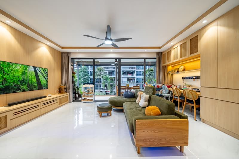 SkyPark Residences, 11 Sembawang Crescent, 5 Bedrooms, 1,593 sqft, Executive Condominium For Sale, by Caline Leong, 500213526 - Living Room - PropertyGuru.com.sg