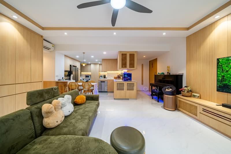 SkyPark Residences, 11 Sembawang Crescent, 5 Bedrooms, 1,593 sqft, Executive Condominium For Sale, by Caline Leong, 500213526 - Living Room - PropertyGuru.com.sg