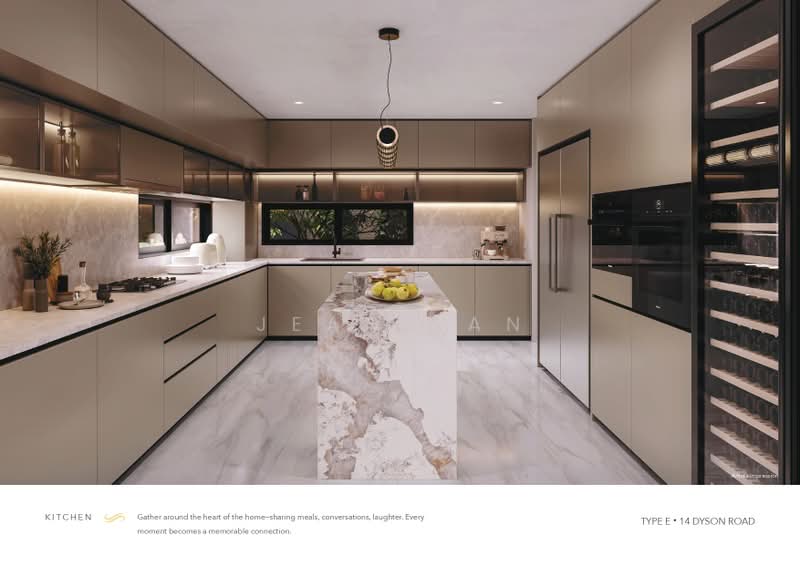 Brand New Freehold Detached with Pool in District 11, Novena / Whitley Road / Chancery Hill / Dyson Road / Newton / Nassim, 6 Bedrooms, 9,448 sqft, Detached House For Sale, by Jean Tan, 500213610 - Kitchen - PropertyGuru.com.sg
