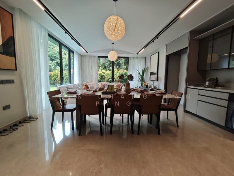 Freehold Semi Detached in Bukit Timah, Greenbank Park Binjai Park Binjai Crest Binjai Rise, Clementi Park / Upper Bukit Timah, 5 Bedrooms, 5,436 sqft, Semi-Detached House For Sale, by Alvin Chang Han Ping, 500213613 - Dining Room - PropertyGuru.com.sg