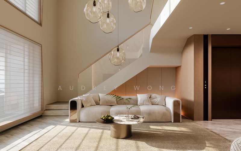 Brand New 3.5 Storey Terrace @ Dafne Street, Dafne Street, Fidelio Street, Aida Street, Dido Street, 5 Bedrooms, 4,263 sqft, Terraced House For Sale, by Audrey Wong, 500213668 - Living Room - PropertyGuru.com.sg