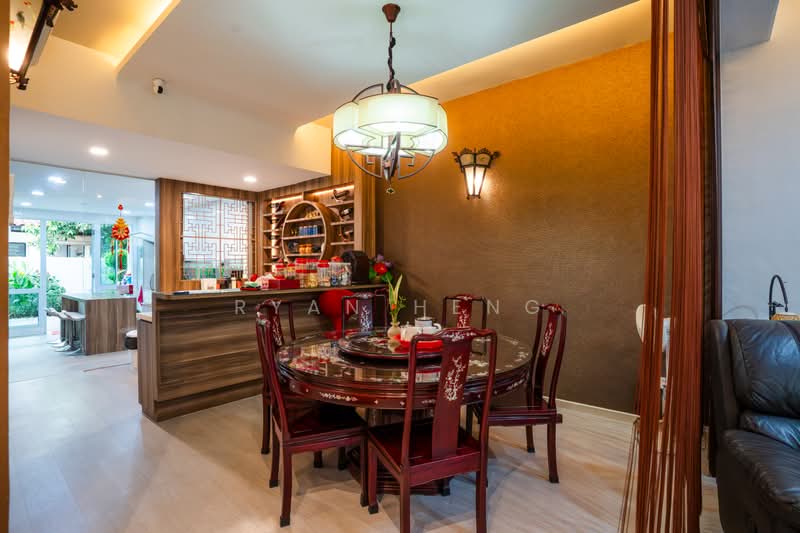 Beautifully Renovated 2.5 Storey - Parks 4 cars - EV Ready, , 5 Bedrooms, 3,500 sqft, Terraced House For Sale, by Ryan Heng, 500213677 - Dining Room - PropertyGuru.com.sg