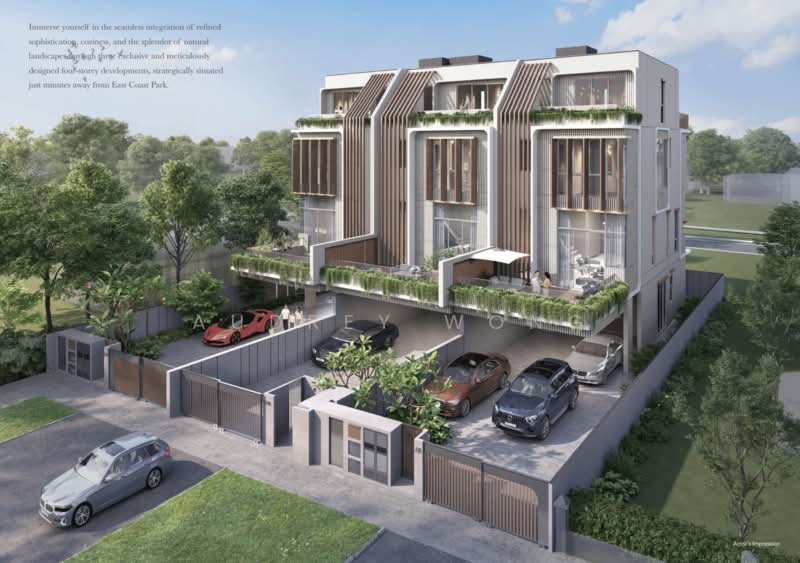 Brand New 3.5 Storey Terrace @ Upper East Coast Road, Upper East Coast Road, Palm Drive, East Coast / Marine Parade, 6 Bedrooms, 5,160 sqft, Terraced House For Sale, by Audrey Wong, 500213720 - Exterior - PropertyGuru.com.sg