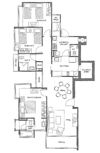 The Grandhill, 39 Pasir Panjang Hill, 3 Bedrooms, 1,280 sqft, Condominium For Rent, by Sky Lai, 500213751 - PropertyGuru.com.sg