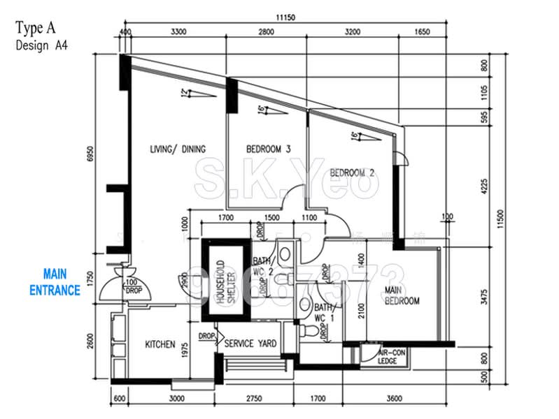 272D Sengkang Central, 272D Sengkang Central, 3 Bedrooms, 969 sqft, HDB Flat For Sale, by S. K. Yeo 杨顺锦, 500213759 - PropertyGuru.com.sg