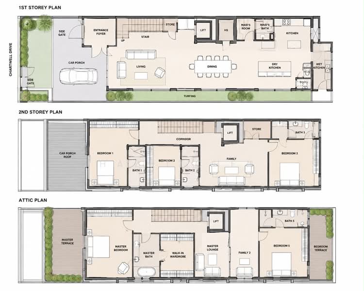 Chartwell Drive, Hougang / Punggol / Sengkang, 7 Bedrooms, 9,500 sqft, Detached House For Sale, by Hazel Chen, 500213795 - PropertyGuru.com.sg