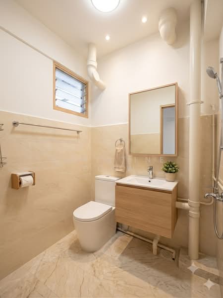 182 Ang Mo Kio Avenue 5, 182 Ang Mo Kio Avenue 5, 2 Bedrooms, 732 sqft, HDB Flat For Sale, by Christine Gouw, 500213813 - Bathroom - PropertyGuru.com.sg