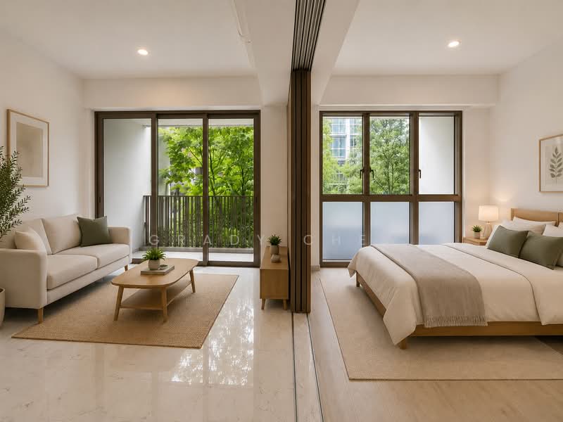 Pasir Ris 8, 18 Pasir Ris Drive 8, 1 Bedroom, 538 sqft, Apartment For Sale, by Grady Chew, 500213820 - Living Room - PropertyGuru.com.sg