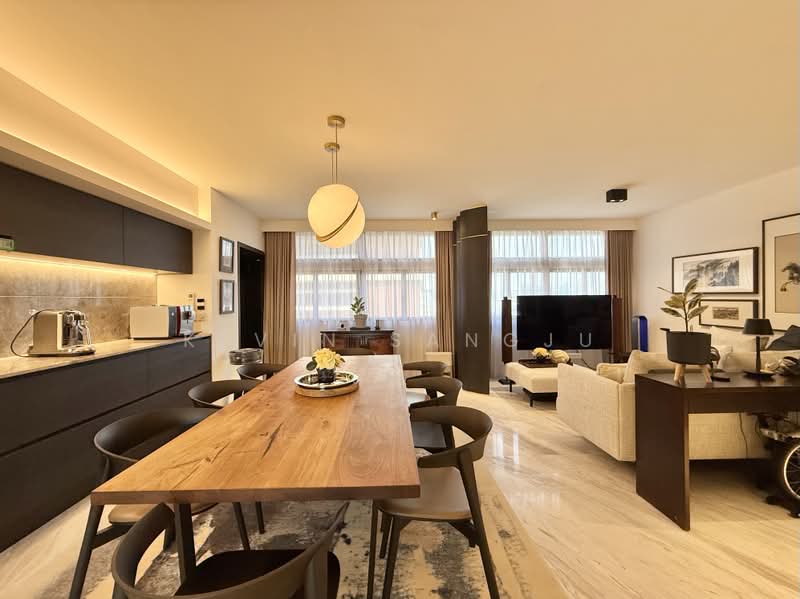 129 Clarence Lane, 129 Clarence Lane, 3 Bedrooms, 1,119 sqft, HDB Flat For Sale, by Kevin Sangju, 500213823 - Dining Area & Kitchen - PropertyGuru.com.sg