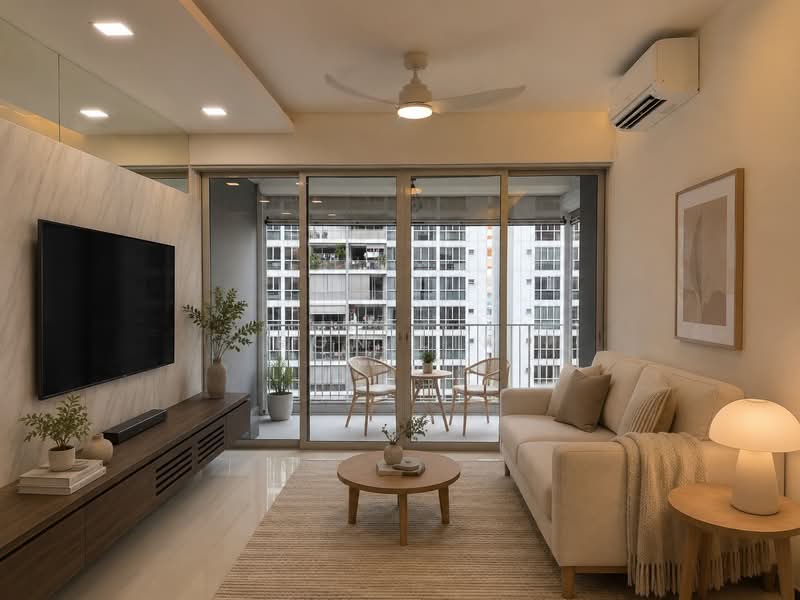 Lake Life, 12 Tao Ching Road, 4 Bedrooms, 1,249 sqft, Executive Condominium For Sale, by Ron Lim, 500213893 - Living Room - PropertyGuru.com.sg