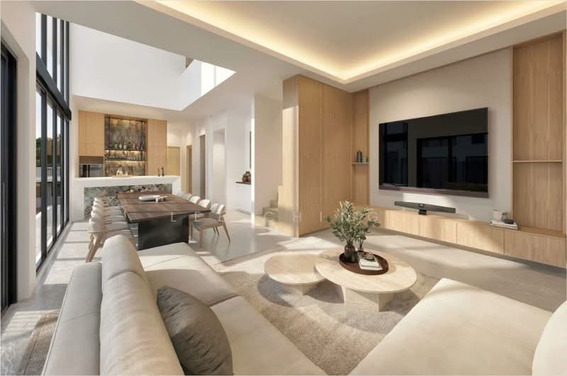 ⭐️⭐️LANDED7772@ D11 | Direct Developer's Sale | Brand new Semi-D |, Kheam Hock, 6 Bedrooms, 8,143 sqft, Semi-Detached House For Sale, by Lee Ching, 500213960 - Living Room - PropertyGuru.com.sg