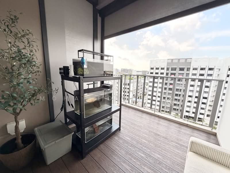 The Brownstone, 164 Canberra Drive, 3 Bedrooms, 915 sqft, Executive Condominium For Sale, by Mohamed Yaseen, 500213964 - Balcony - PropertyGuru.com.sg