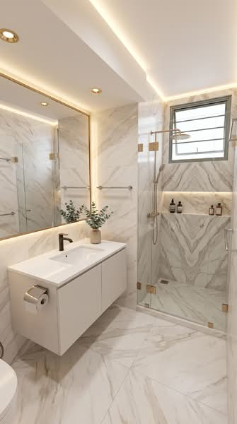 Palm Gardens, 2A Hong San Walk, Dairy Farm / Bukit Panjang / Choa Chu Kang, 3 Bedrooms, 1,216 sqft, Condominium For Sale, by Ivan Low, 500214188 - Bathroom - PropertyGuru.com.sg