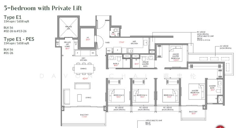 Narra Residences, , 5 Bedrooms, 1,658 sqft, Condominium For Sale, by Davon Chai 蔡忠伦, 500214210 - PropertyGuru.com.sg