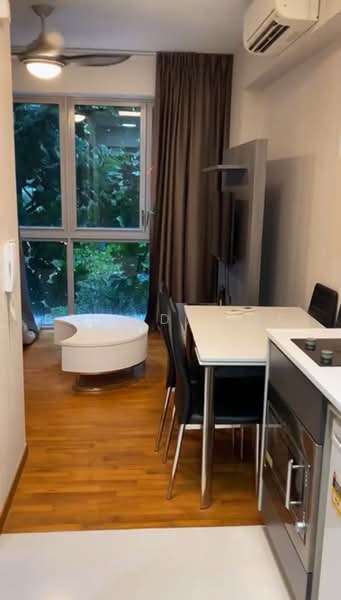 Q Bay Residences, 1 Tampines Street 86, 4 Bedrooms, 1,378 sqft, Condominium For Sale, by Belinda Lee, 500214214 - Studio with bed,kitchen,attached toilet - PropertyGuru.com.sg