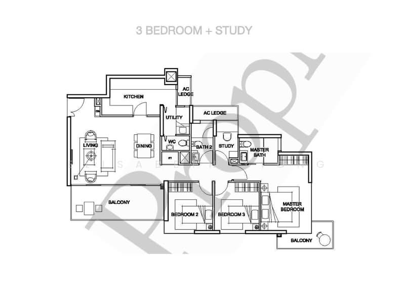 Foresque Residences, 107 Petir Road, Dairy Farm / Bukit Panjang / Choa Chu Kang, 3 Bedrooms, 1,270 sqft, Condominium For Sale, by Elisabeth Yiong, 500214217 - PropertyGuru.com.sg