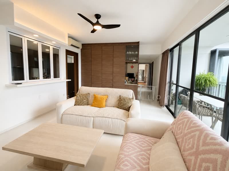 Foresque Residences, 107 Petir Road, Dairy Farm / Bukit Panjang / Choa Chu Kang, 3 Bedrooms, 1,270 sqft, Condominium For Sale, by Elisabeth Yiong, 500214217 - Living Room - PropertyGuru.com.sg