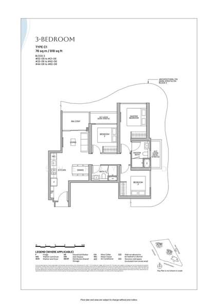 Zyon Grand, 3 Kim Seng Road, 3 Bedrooms, 818 sqft, Condominium For Sale, by Sherry Yeo, 500214264 - PropertyGuru.com.sg