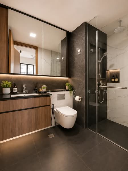 The Verandah Residences, 227 Pasir Panjang Road, Buona Vista / West Coast / Clementi New Town, 2 Bedrooms, 689 sqft, Condominium For Sale, by Eugene Ow Boon Teck, 500214279 - Bathroom - PropertyGuru.com.sg