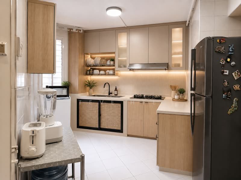 648A Jurong West Street 61, 648A Jurong West Street 61, 3 Bedrooms, 980 sqft, HDB Flat For Sale, by Steve Htet, 500214302 - (Renovated*) Kitchen - PropertyGuru.com.sg