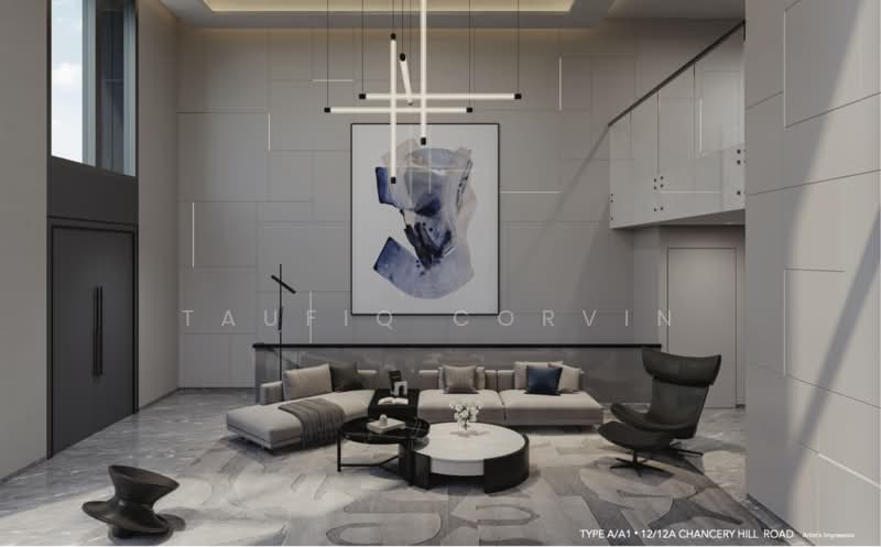 Chancery Hill Collection, , 6 Bedrooms, 7,493 sqft, Semi-Detached House For Sale, by Taufiq Corvin, 500214357 - Living Room - PropertyGuru.com.sg