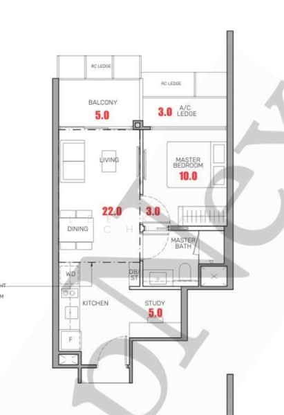 The Myst, 800 Upper Bukit Timah Road, 1 Bedroom, 517 sqft, Condominium For Sale, by Lee Kiat Chin, 500214378 - PropertyGuru.com.sg
