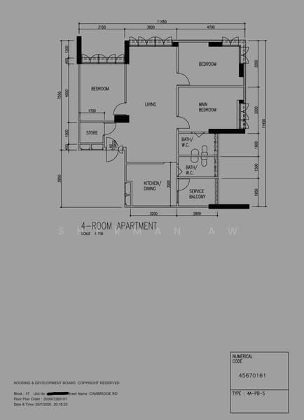 37 Cambridge Road, 37 Cambridge Road, 3 Bedrooms, 1,076 sqft, HDB Flat For Sale, by Sherman Aw, 500214399 - PropertyGuru.com.sg
