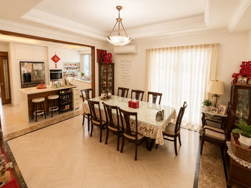 3-Storey Semi-D on Limau Garden / Kew Estate, Limau Garden, 5 Bedrooms, 3,500 sqft, Semi-Detached House For Sale, by Jared Tan, 500214401 - Dining Room - PropertyGuru.com.sg