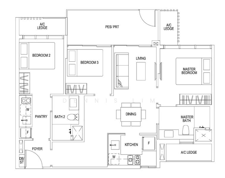 Sims Urban Oasis, 10 Sims Drive, 3 Bedrooms, 958 sqft, Condominium For Sale, by Dennis Lim, 500214405 - PropertyGuru.com.sg