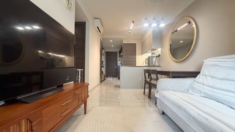 The Florence Residences, 91 Hougang Avenue 2, 2 Bedrooms, 667 sqft, Condominium For Rent, by Jolene See, 500214425 - Living Room - PropertyGuru.com.sg