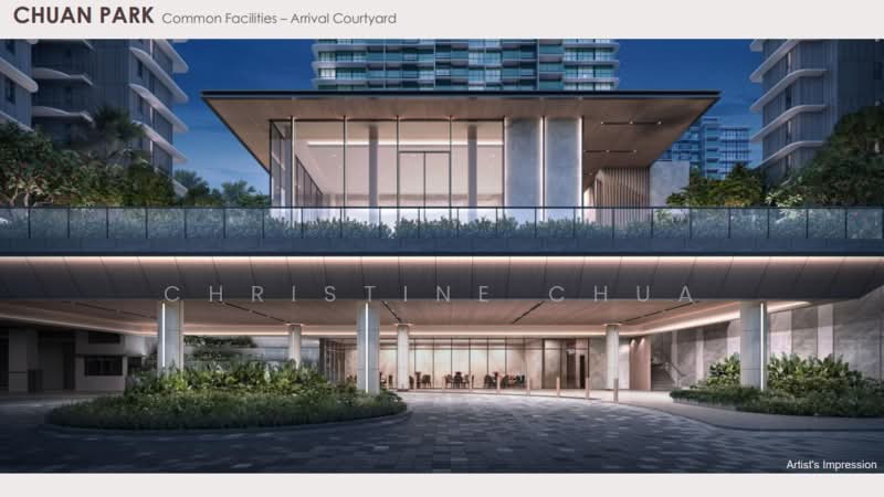 Chuan Park, 246 Lorong Chuan, 2 Bedrooms, 829 sqft, Condominium For Sale, by Christine Chua, 500214430 - Entrance - PropertyGuru.com.sg